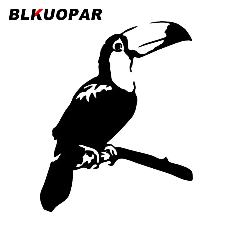 BLKUOPAR Toucan on The Tree Branch Funny Car Stickers ATV Creative Anime Decal Scratch-Proof Air Conditioner Car Accessories