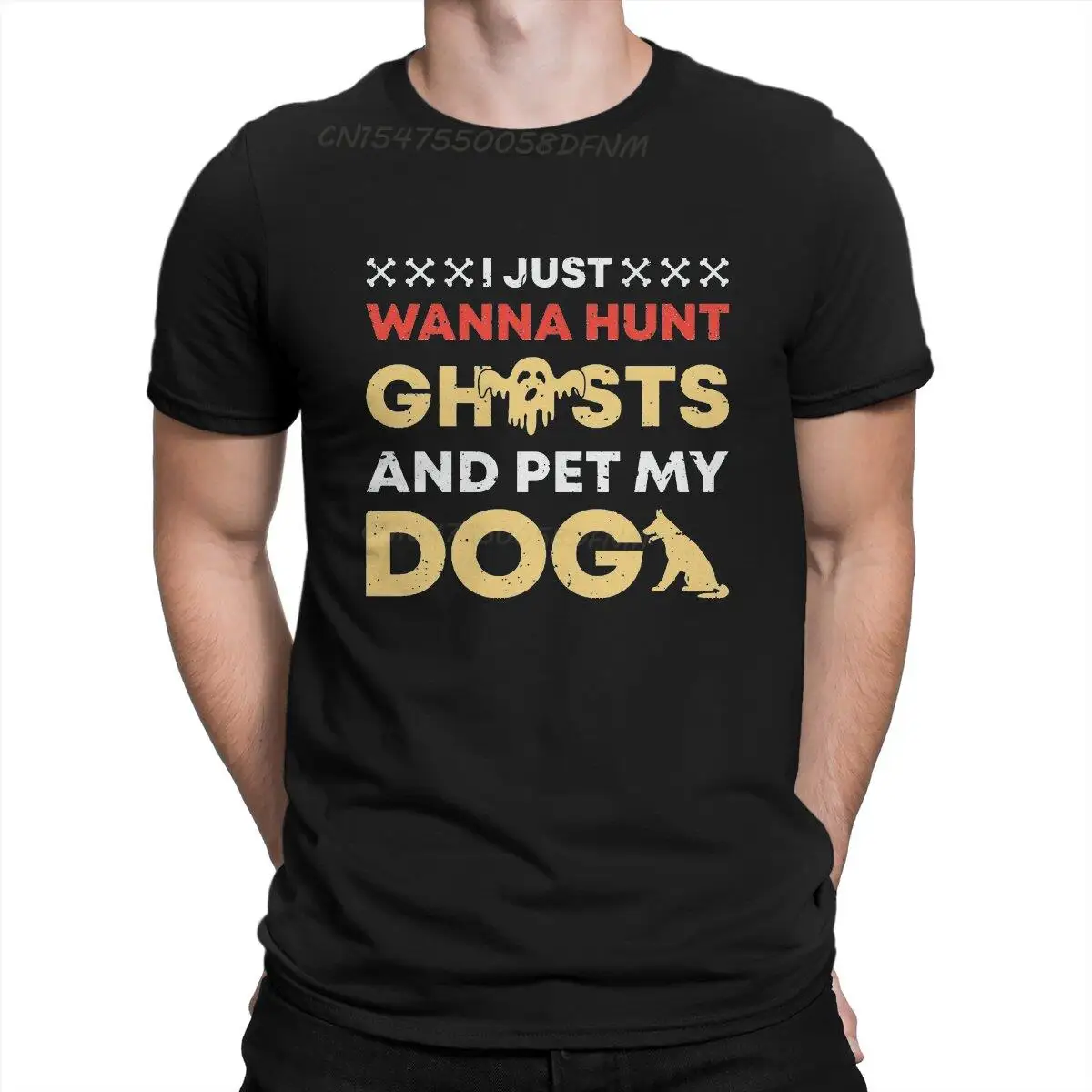 The Golden Ghouls Bauer Marion Dane Men's T Shirt Dog Custom T-shirts Male Harajuku Camisas Man Oversized New Trend