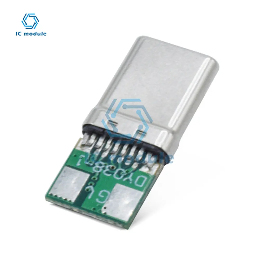 Type-C To DC Male PD Decoy 9V/12V/15V/20V QC/PD Decoy Board Fast Charge with Chip for Notebook Computer QC4 Charge Connector
