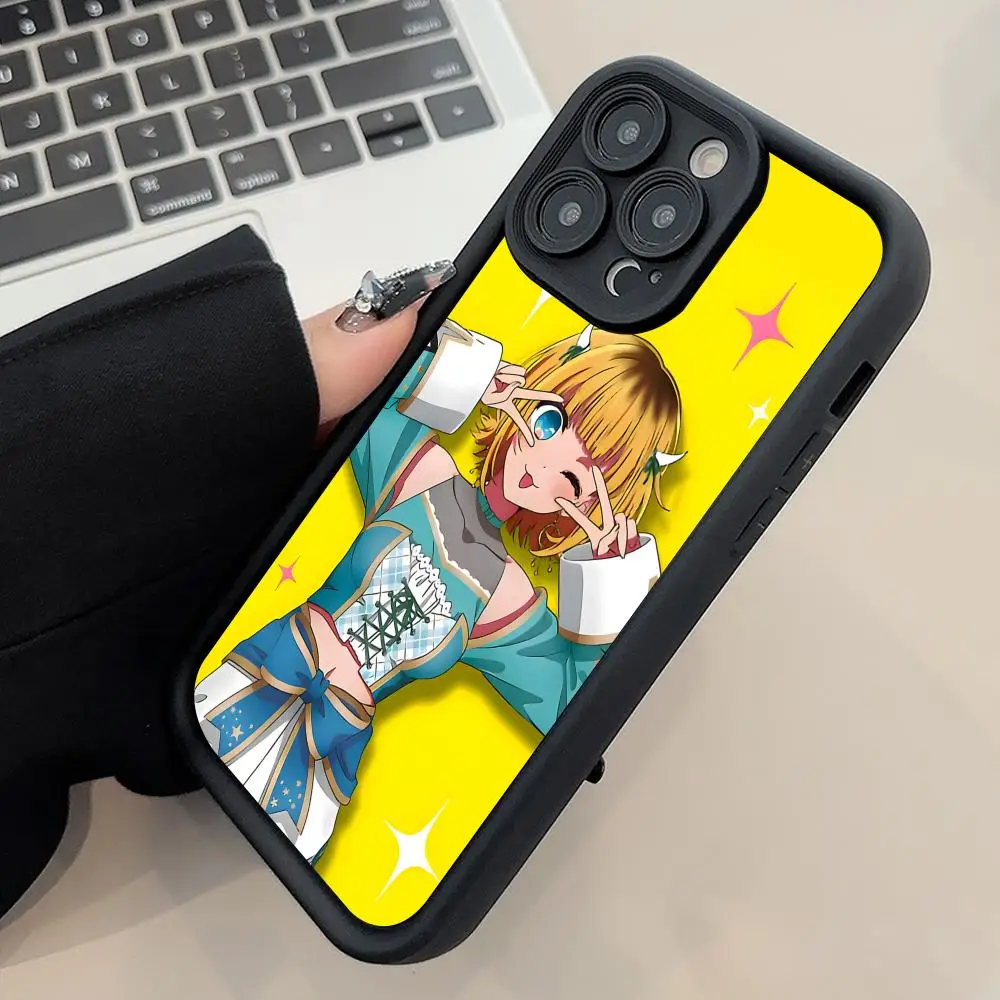 

Чехол Oshinoko Mem для iPhone 17, 16, 15, 14, 13, 12, 11 Air Pro Max Plus, утолщенный, из ТПУ, цветной, роскошный чехол для смартфона