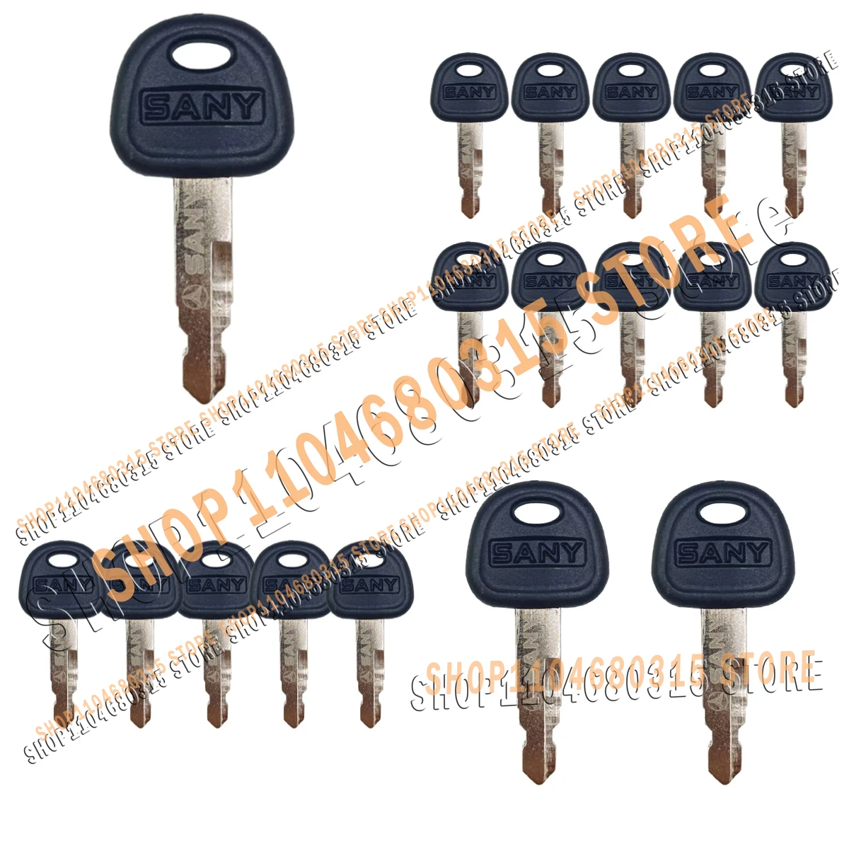 

Ключи зажигания для экскаваторов Sany SY55, 75-9, 135-855, 60, 65, 75, 135, 215C (10/5/3/1 шт.)