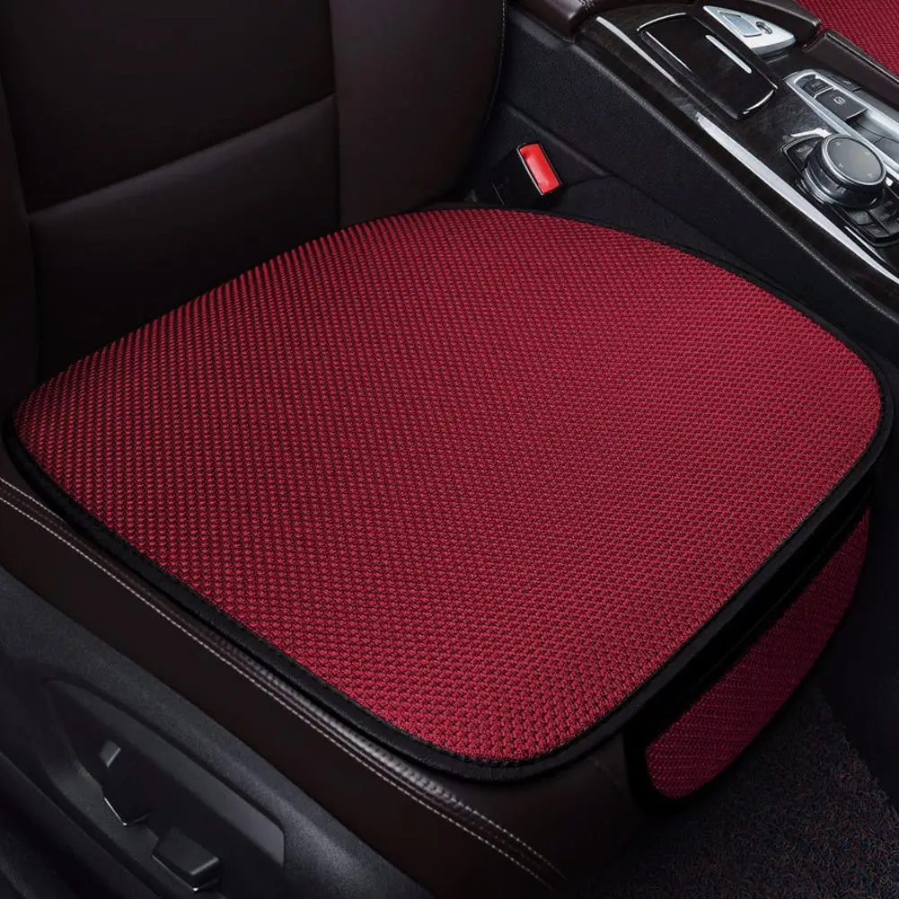 Summer Car Seat Cover Breathable Ice Silk Four Seasons Car Seat Cushion Protector Pad Front Pad Fit for Most Cars K1Y7 image 6