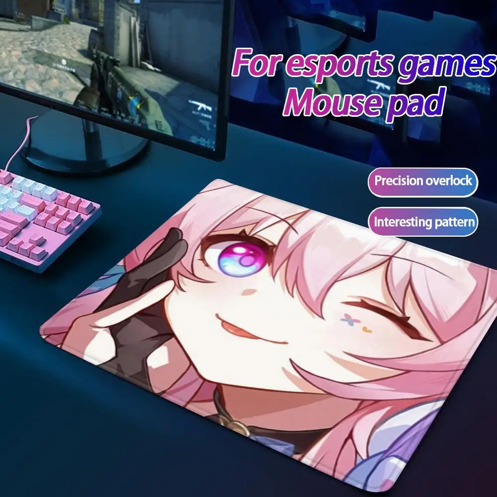 

Honkai Star Rail Mouse Pad Small Desk Pad Desktop Computer Keyboard Wireless Mouse Boy Girl Gift for Play games Coasters