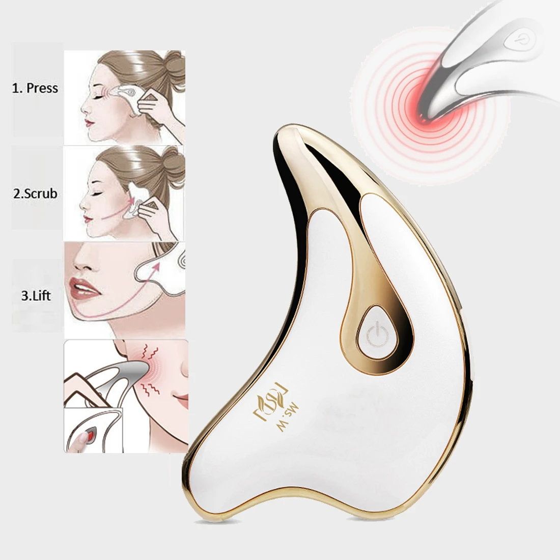 

In Stock Ms.W Face Lift Facial Massager Beauty Product \& Personal Care