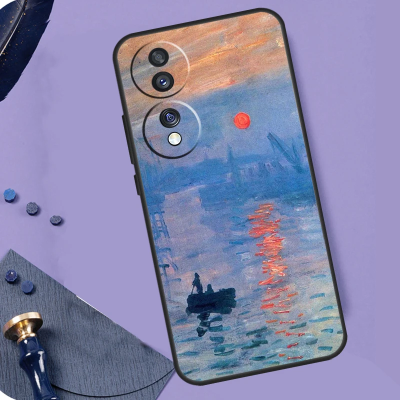 غطاء لوحة فنية كلود مونيه ، غطاء لشرف السحر 6 ، 5 برو لايت ، 50 ، 70 ، 90 ، X9b ، X8b ، X7 ، X8 ، X9 ، X6a ، X7a ، X8a ، X9a #3