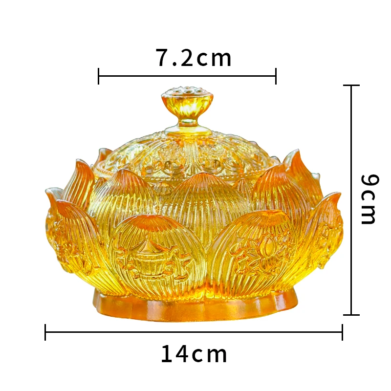 Wholesale of glazed lotus incense burners for use in homes and temples