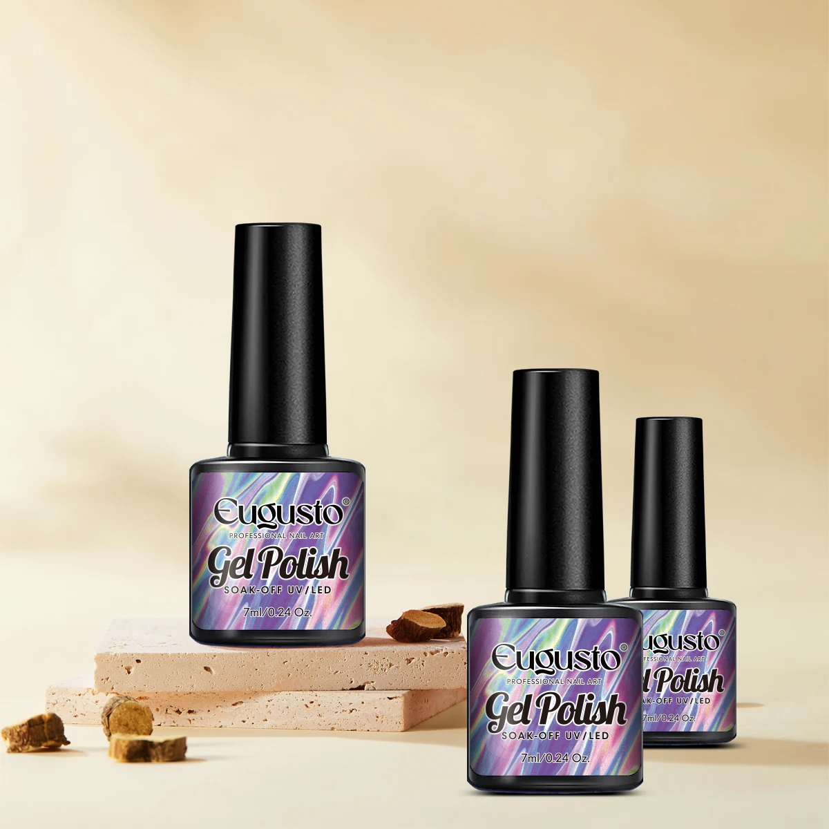 Kit de vernis à ongles multicolore élégant, série de vernis à ongles, kit d'art, ensemble de 9 pièces