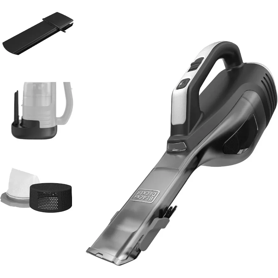Dustbuster Reveal Cordless Handheld Vacuum Cleaner, Lightweight Rechargeable Portable Car Vac With LED Light, Long Run Time, Strong Suction For Home Car Pet Hair Cleaning