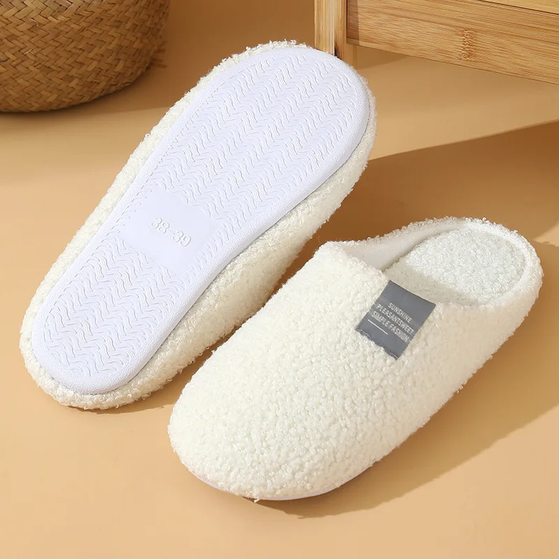 Pantofole in cotone da donna inverno nuova casa leggera morbida e calda pantofola da casa coppie uomo scivoli silenziosi scarpe da pavimento per camera da letto