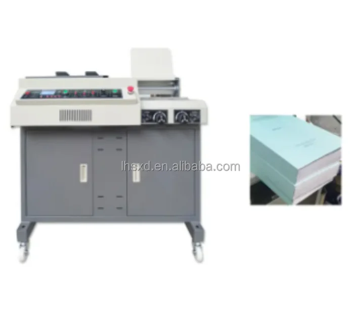 Fully automatic commercial a3 and a4 hardcover book binding machine hot melt adhesive binding machine