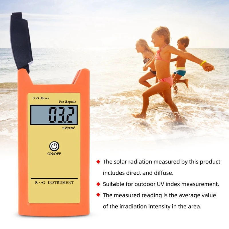 1Pcs UVI Meter ± 10% REF. NIST High Precision Sun Index Tester UVI Ultraviolet Intensity Photometric Measurement Tool