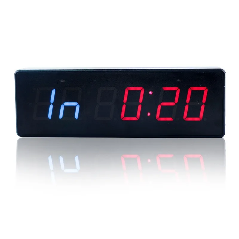

[Sports Fitness Exercise Timer] Household LED Electronic Timer Rest Training Time Cycle Display