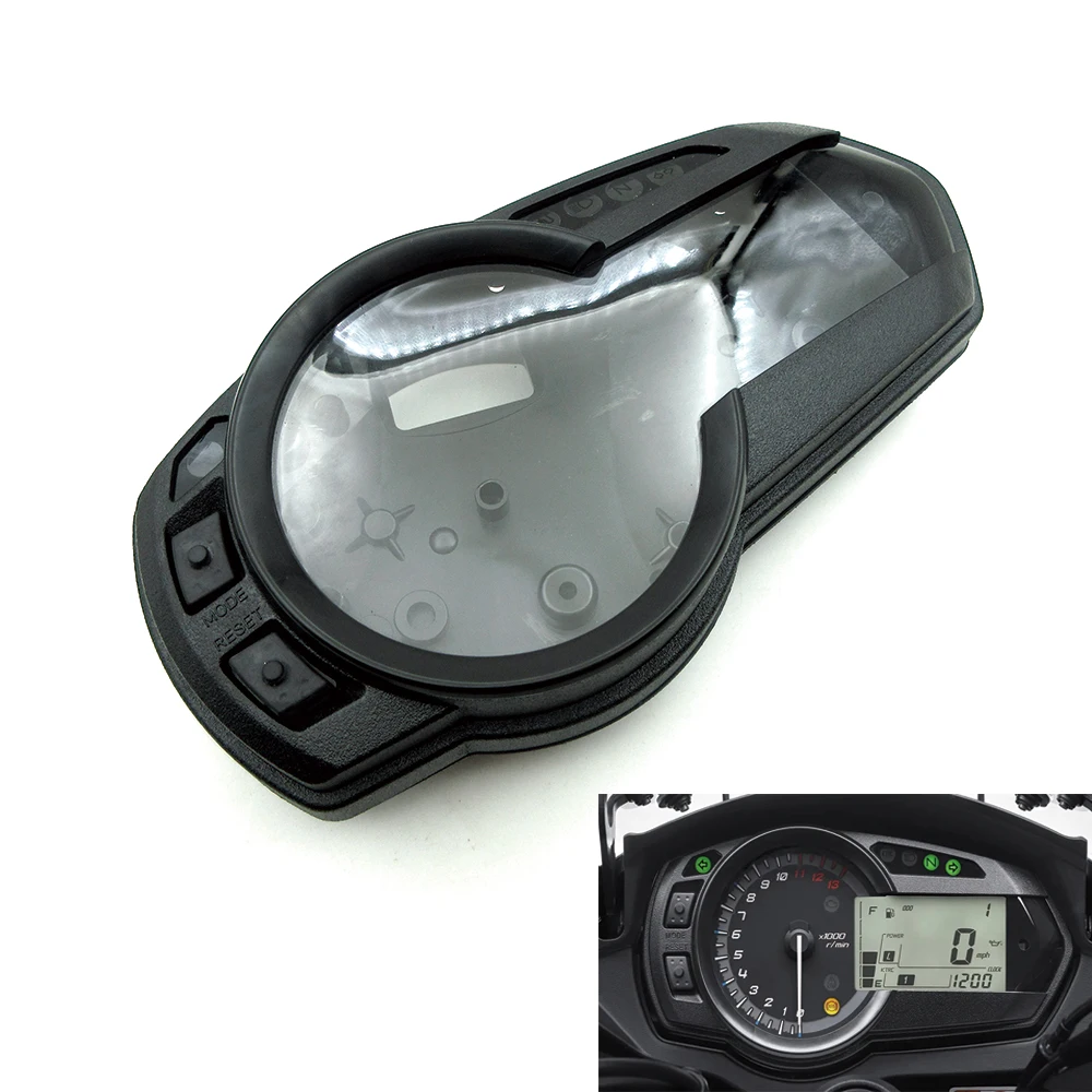 

For Kawasaki ZX-6R 636 2009-2013 Z1000SX 2009-2015 Instrument Speedometer Cover Gauges Platel Meter Odometer Tachometer Shell