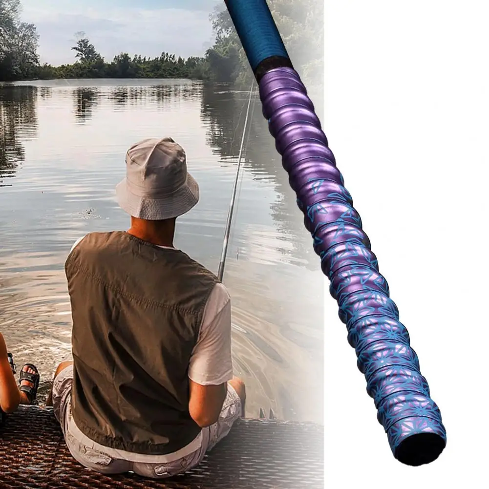 Fishing Pole Wrap  Fashion Lengthened Good-looking  Gradient Color Fishing Pole Wrap Dumbbell Accessories