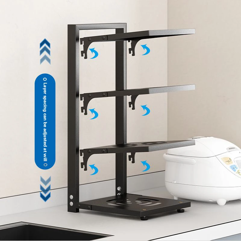 Imagem -03 - Cremalheira de para o Dissipador da Cozinha Cremalheira Bancada do Armazenamento da Multi-camada com Altura Ajustável Aço Inoxidável