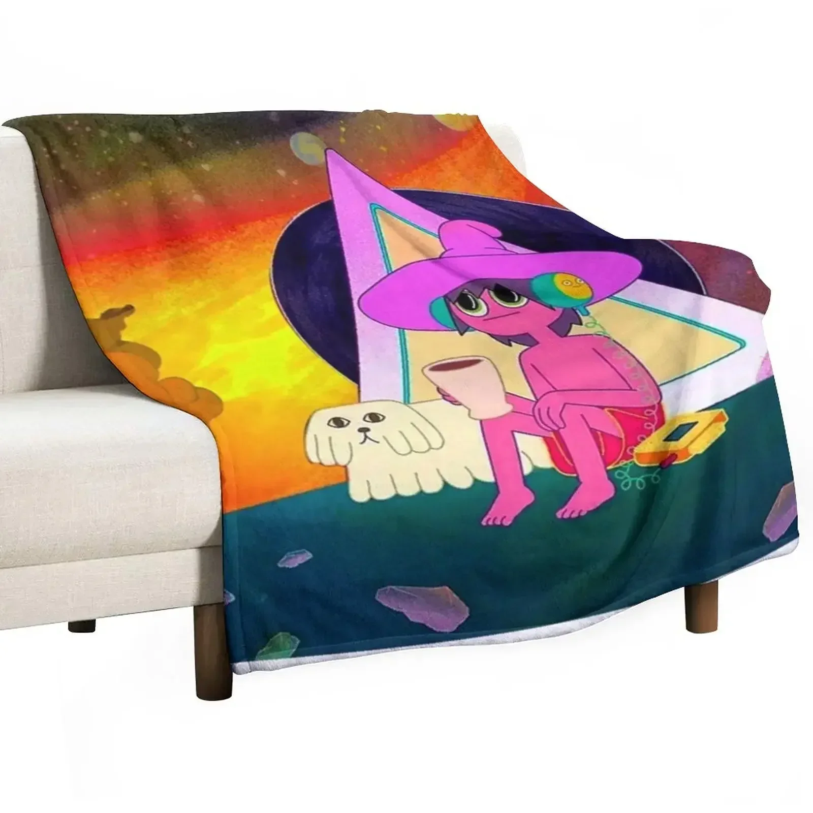 The Midnight Gospel Clancy Throw Blanket Hairys Picnic funny gift decorative bed plaid Decorative Beds Blankets