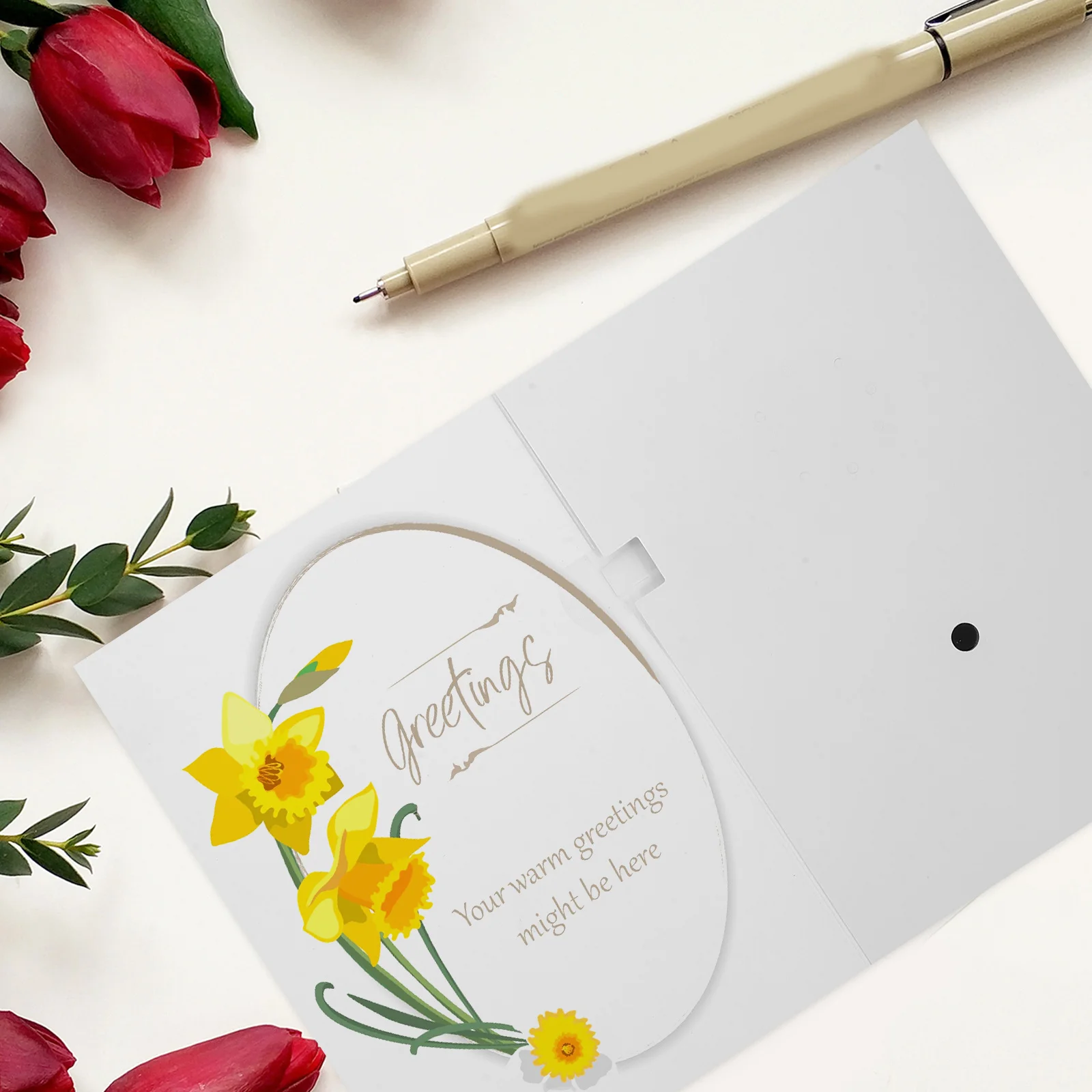 

2Pcs DIY Music Greeting Cards with Built-in Recorder Module for Personalized Voice Message Holiday Party Folding Paper Card Gift