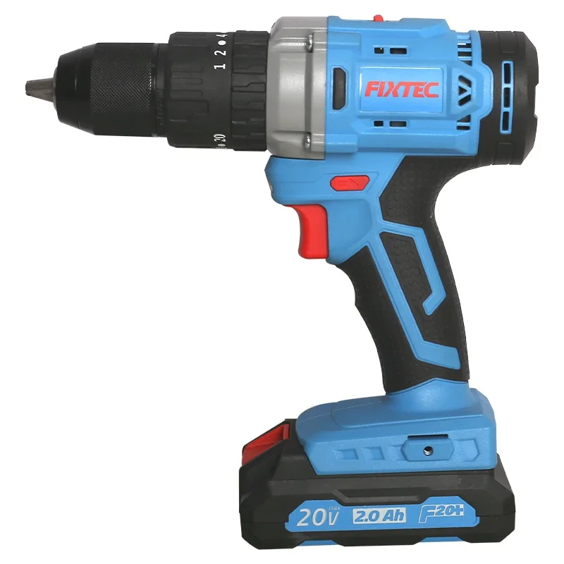 FIXTEC Home Tools Drill Machine Hand Electric Cordless Impact Drill for DIY