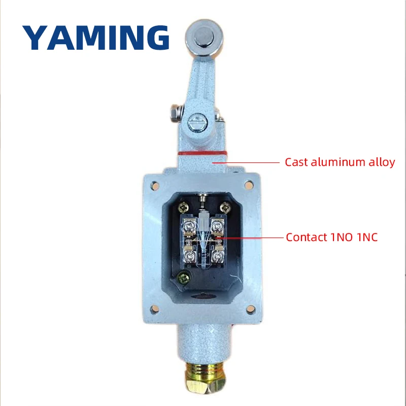 مفتاح الحد IIBT6 المقاوم للانفجار ، المعدات الكهربائية الدوارة ، 1NO 1NC ، 220 V ، 380V ، 5A ، DLXK LX5 سلسلة X D Z L L N