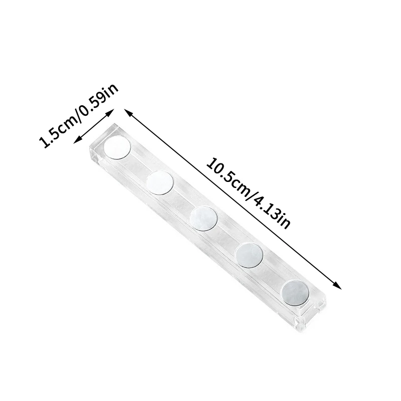 5/10 Pcs Magnetic Nail Stand Press On Nails Display Fake Nail Tips Practice Holder Beginner DIY Manicure Tool