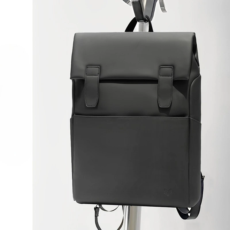 

Business backpack, computer backpack, men's business trip commuting notebook, men's leather 2025 new schoolbag for men and women