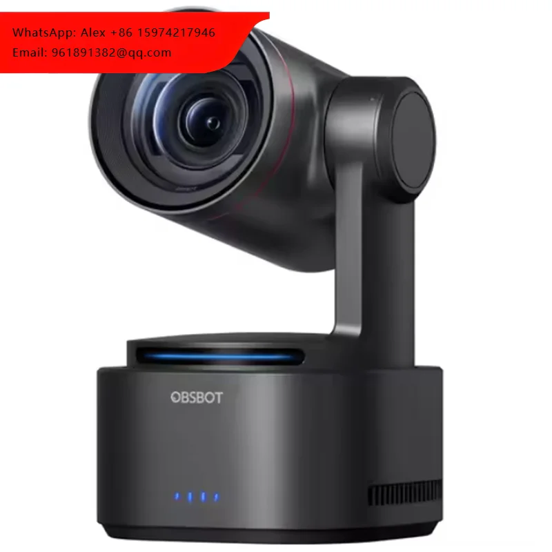 OBSBOT Tail 2 AI-Powered PTZR 4K Live Production Camera 5x Optical Zoom&12x Hybrid Zoom AI Tracking Webcam For Streaming