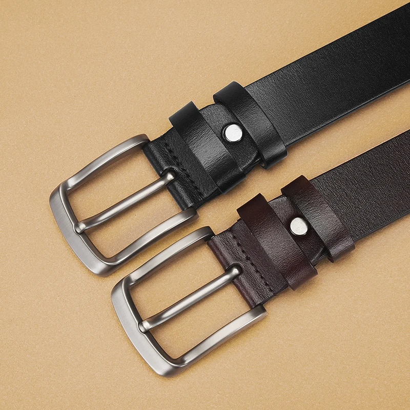 الرجعية الرجال دبوس مشبك حزام بولي PU موضة مطابقة الرجال رداء غير رسمية بنطلون حزام العصرية هدايا عيد ميلاد الرجال #6