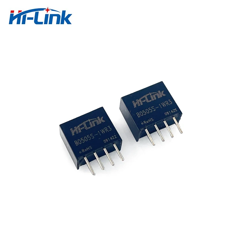 10pcs/lot Mini B0503/05/09/12/15/24S-1WR3 1W 5V to 3.3V/5V/9V/12V/15V/24V DC DC Power Supply Module Smart Home 88% Efficiency