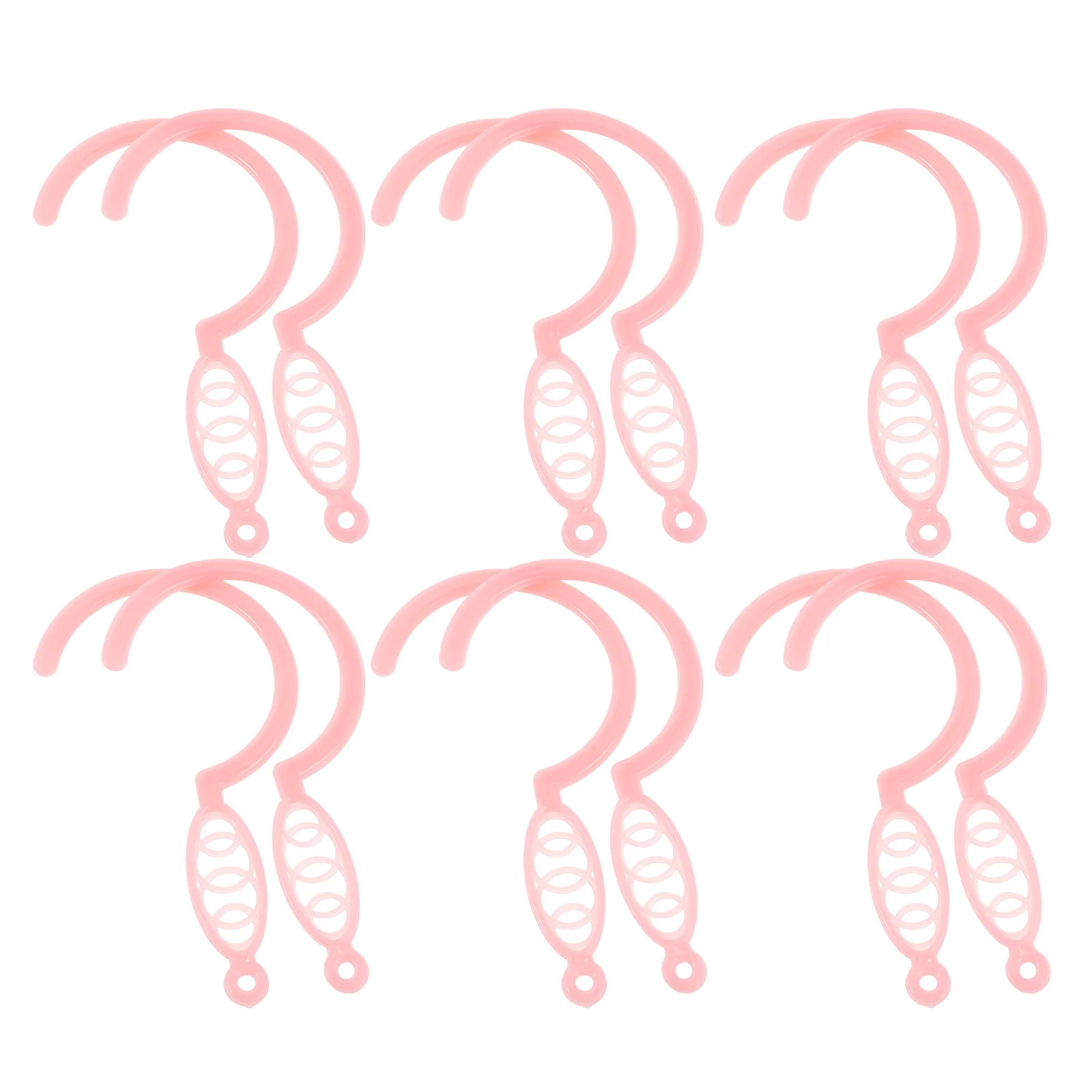 

20Pcs Lightweight Plastic Mosquito Net Hooks Secure Attachment Nursery Canopy Bed Frame Clips Gazebo Curtains Mosquito Net Hooks