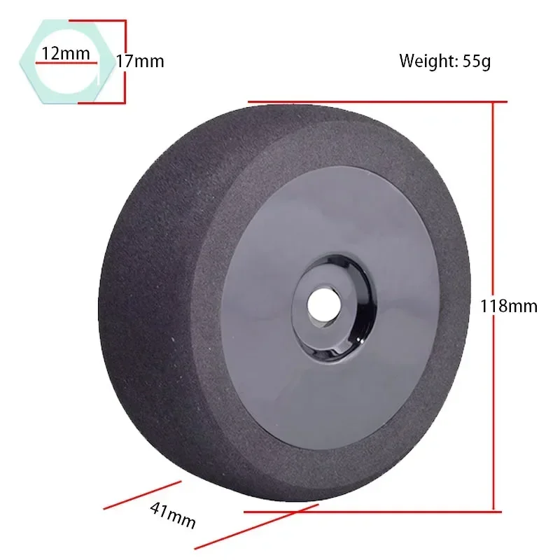 1/8 RC Foam Tires Wheel Rims 118mm Set 17mm Hex for HSP HPI Racing Car