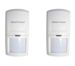 2 x Wolf-Guard Wireless PIR Motion Sensor Detector Alarm for Home Security Alarm System 4G/GSM Alarm Panel 433MHZ