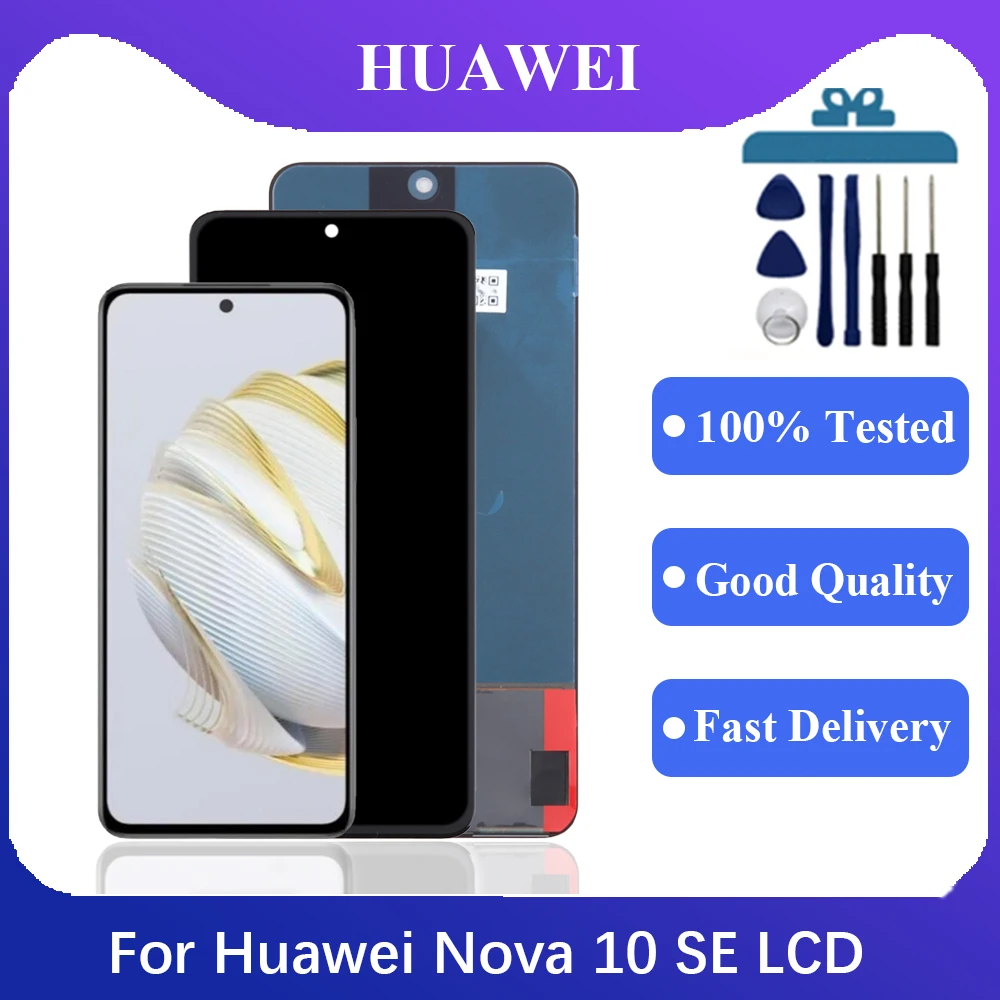 

6.67 inch Original For Huawei Nova 10 SE 10SE BNE-LX1 BNE-LX3 LCD Display Touch Screen Replacement Digitizer Assembly