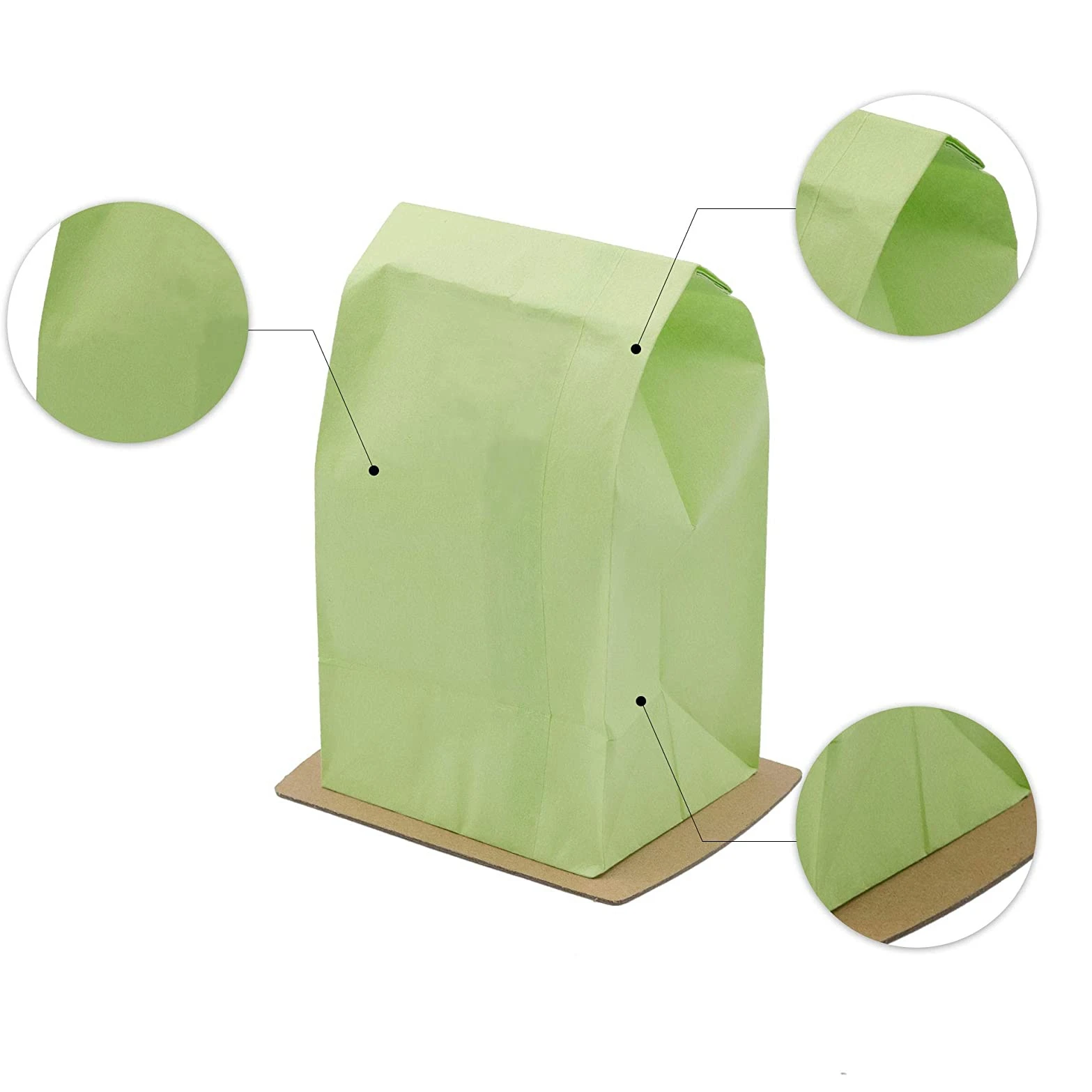 Sacos de vácuo tipo vasilha compacta, Saco de substituição para XL, Buster B, PKBB12DW, BB180, 20 Pcs