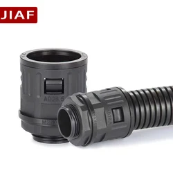 10pcs M12-M63 Plastic Corrugated Conduit Joint Pipe AD10-AD54.5 Tube Nylon Joint