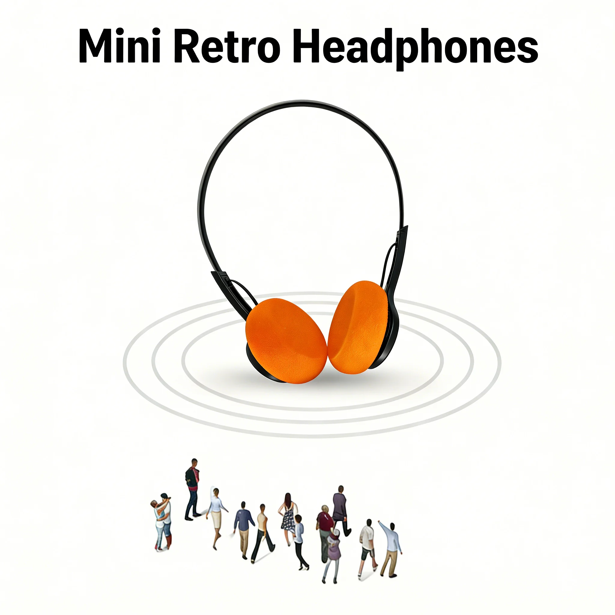Retro Gaming Headset - Креативные проводные наушники-вкладыши в стиле мультяшного
