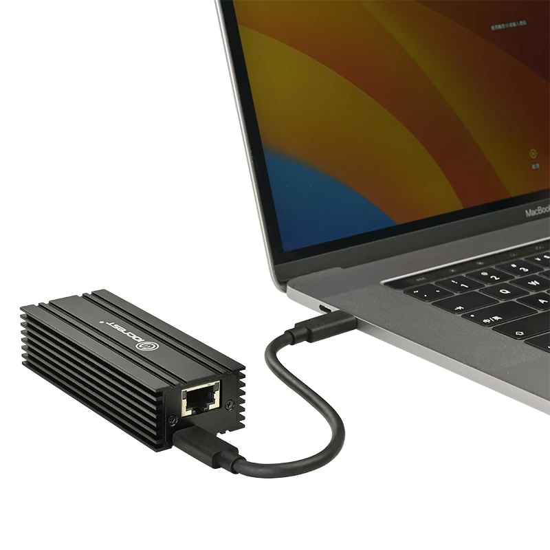 Tarjetas de red Ethernet USB4 a 10Gbe, Thunderbolt 3/4, adaptador de red Gigabit de 10Gb, Puerto eléctrico RJ45, compatible con Windows, Linux, MAC
