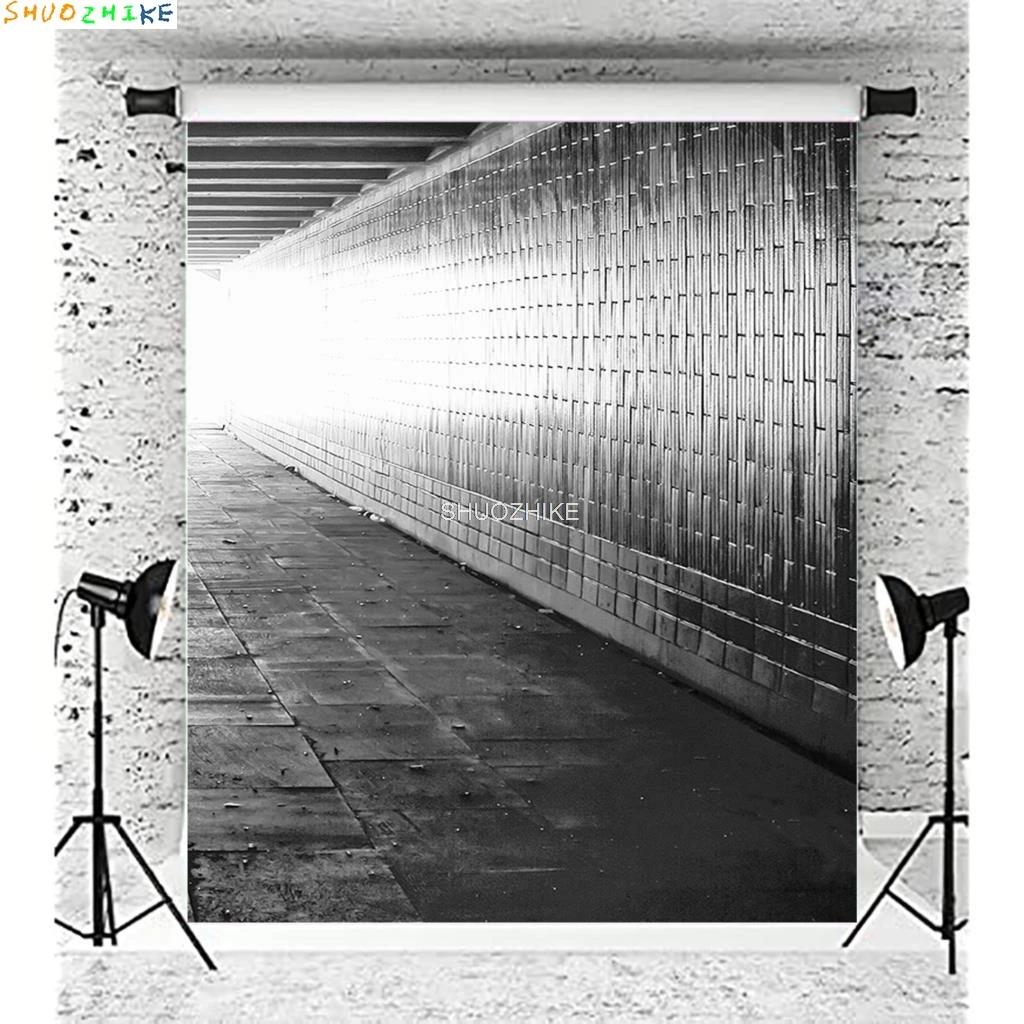 

Brick Wall Facula Halo Theme Photography Backdrops Props Dream Retro Indoor Landscape Photo Studio Background RR-01