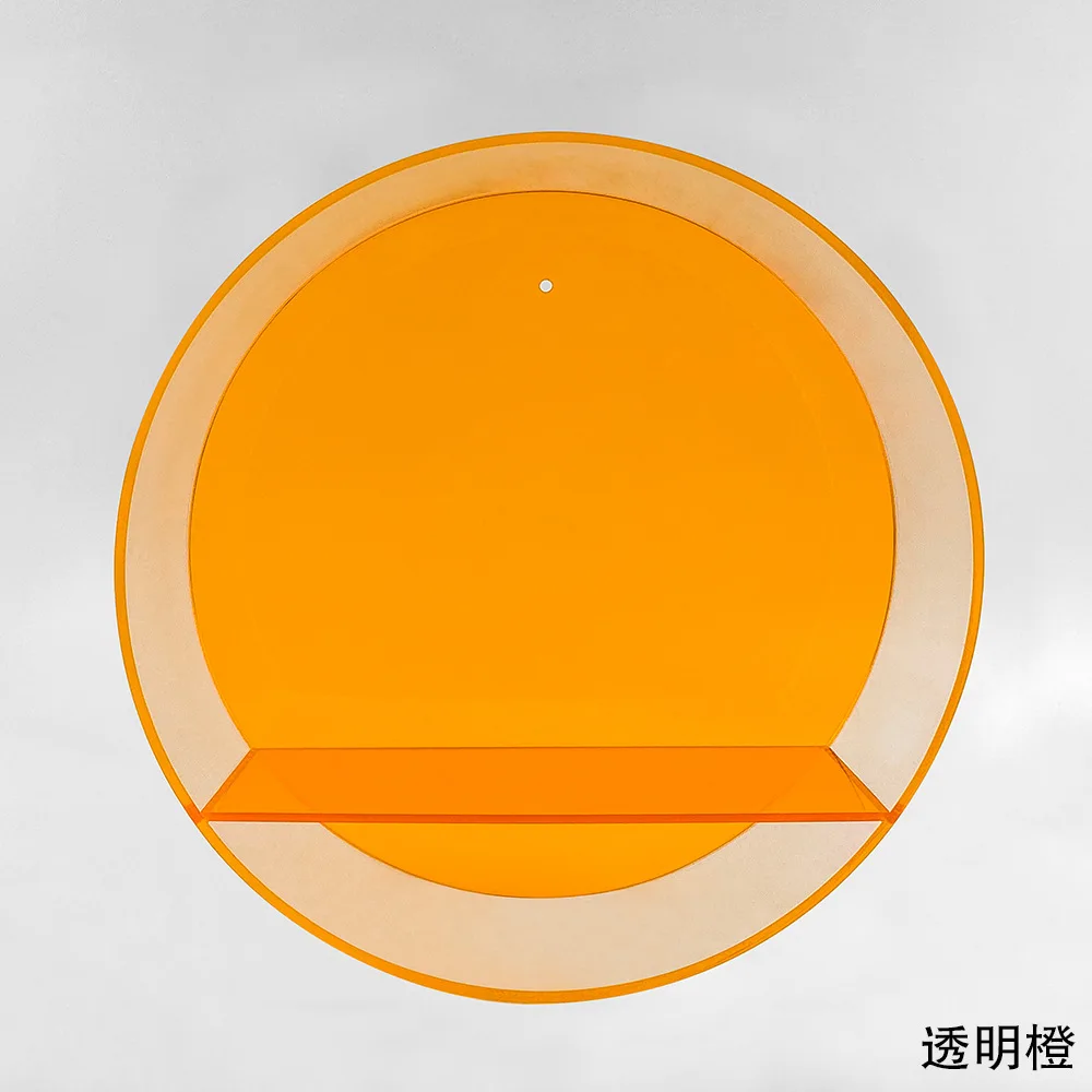 Living room entrance tide play figure blind box storage box round wall transparent acrylic 5