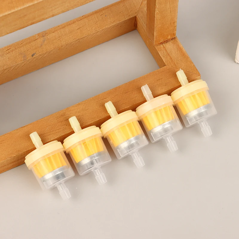 5 قطعة العالمي مضمنة الغاز/فلتر الوقود 6 مللي متر-8 مللي متر 1/4 "ل جزازة العشب محرك صغير اكسسوارات السيارات دراجة نارية اكسسوارات النفط