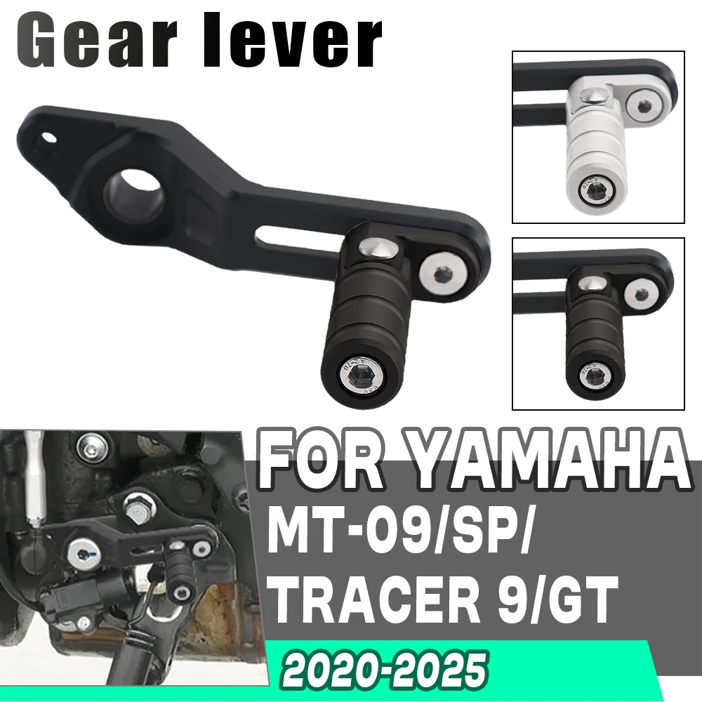 

Motorcycle CNC Aluminum Adjustable Folding Gear Shifter Shift Pedal Lever For Yamaha MT-09 mt09 MT09SP Tracer 9 GT 2020-2025