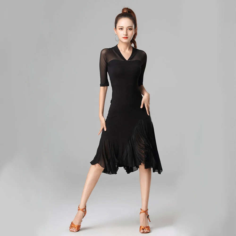 

Latin dance costume for female adults, new high-end Latin dress competition performance, professional dance dress, art examinati