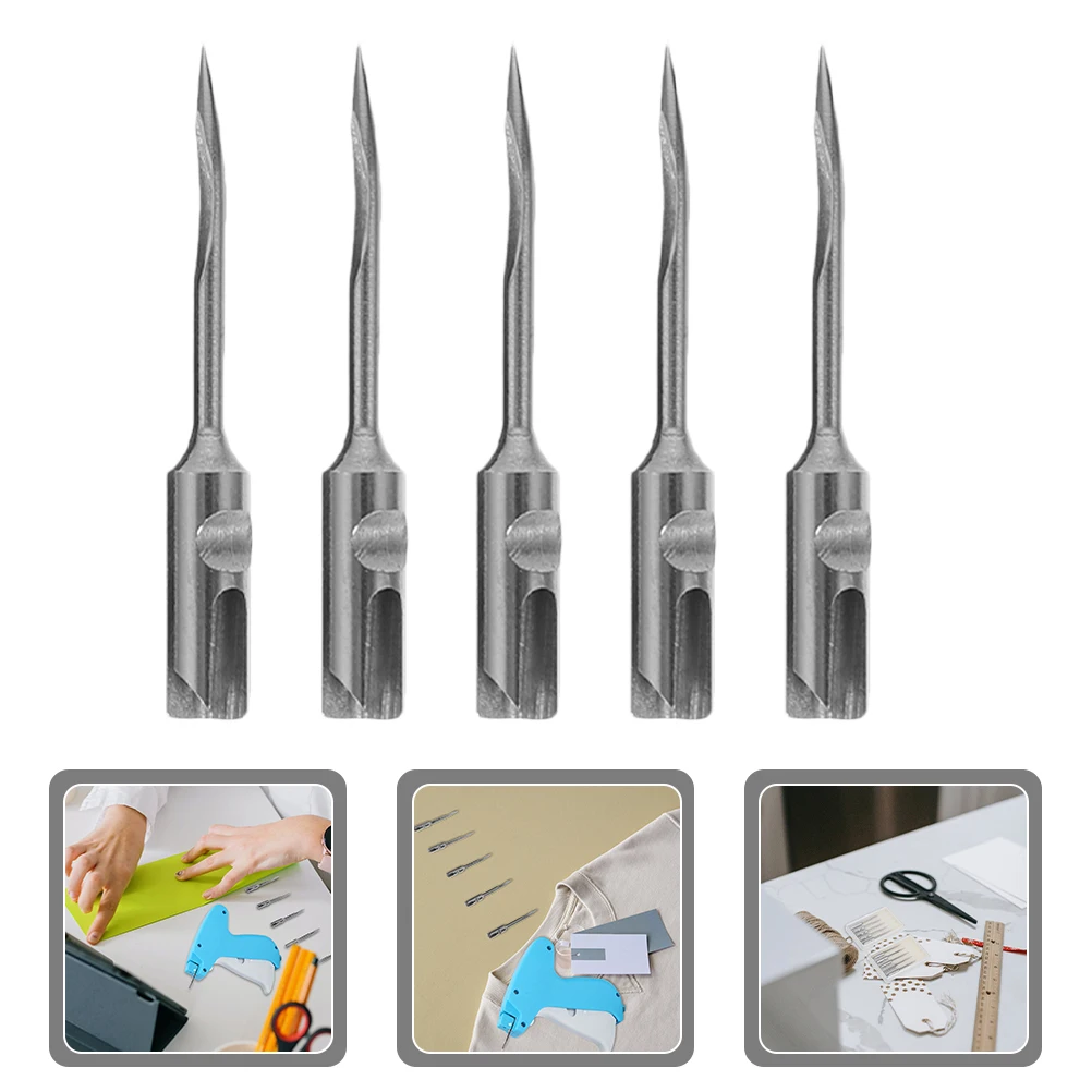 

5pcs Tagging Needles Clothing Labeler Pin Strong Metal Replacement Needles For Price Tag Machine Tools