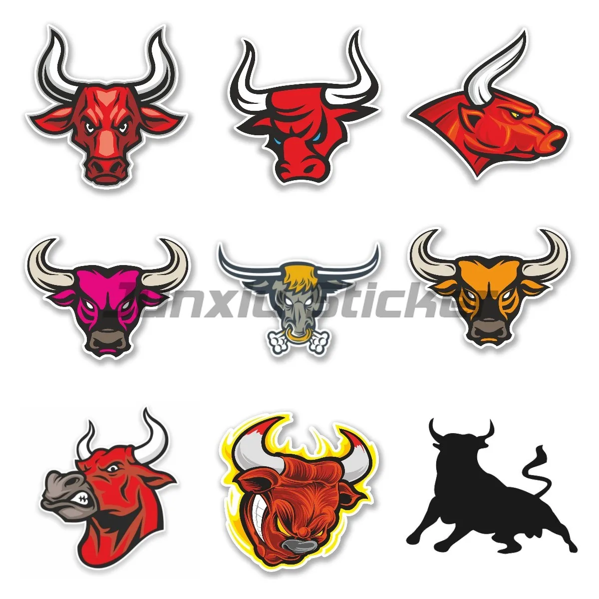 

Spanish Bull Sticker On Car Vinyl Decal Waterproof Decoration Car Stickers