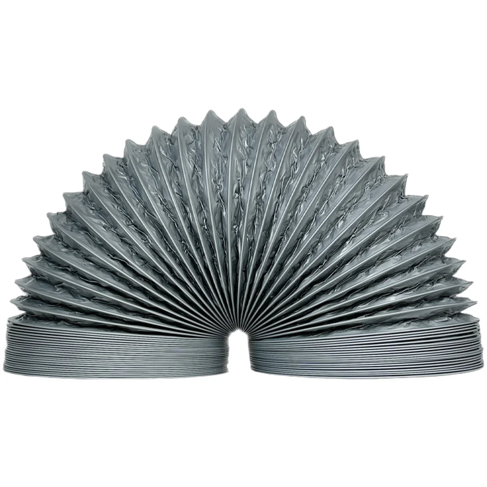Range Hood Ventilation Hose PVC Outer Layer Aluminum Foil Inner Layer Stainless Steel Wire Reinforced Flexible