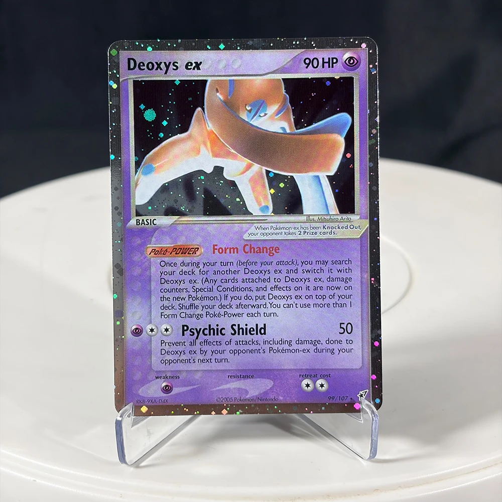 PTCG Proxy-Karten EX-Serie Rayquaza Gold Star Charizard Gengar Pikachu Hobbys Sammlerstücke Spielesammlung Anime-Karten
