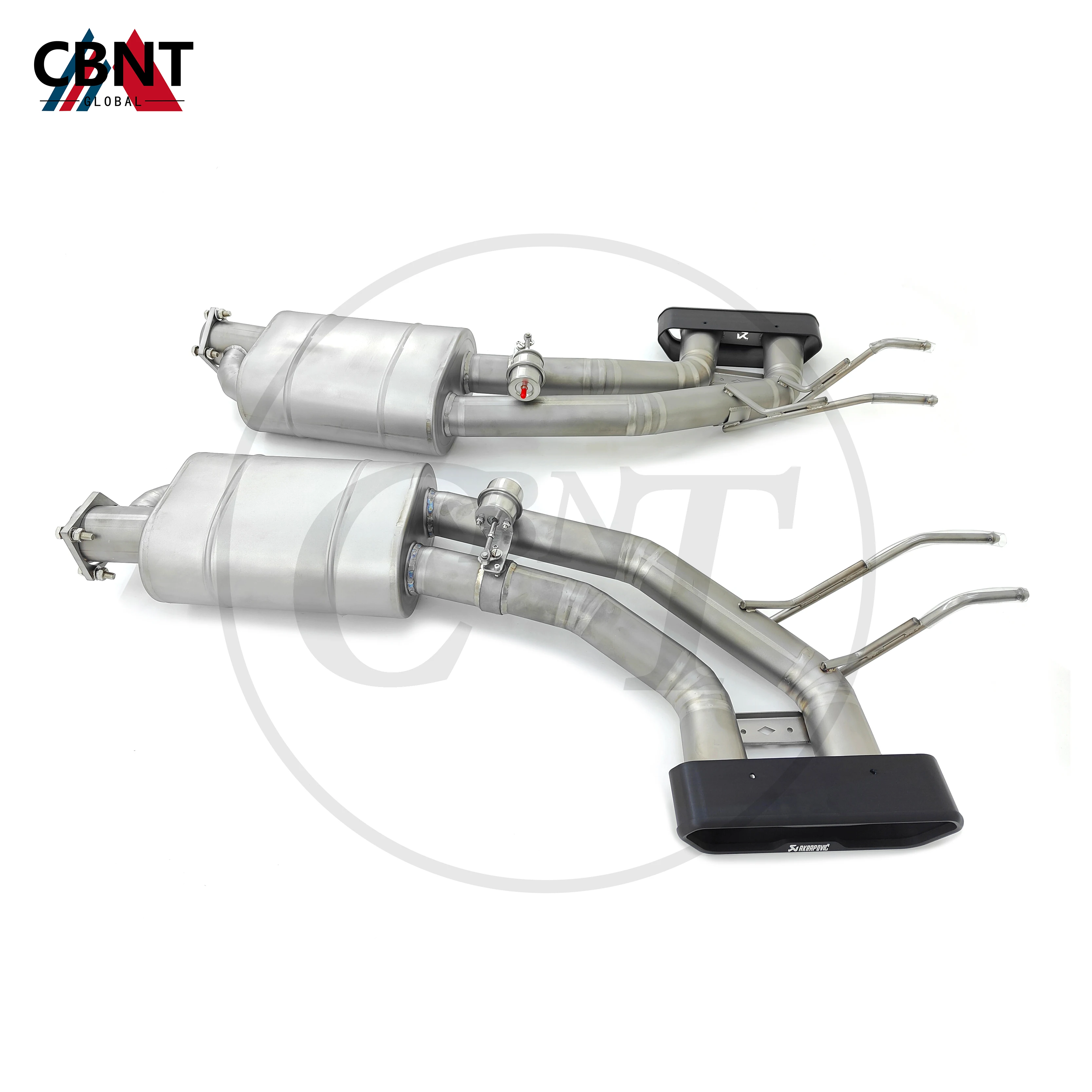 

CBNT Valved Exhaust Axle-back for Mercedes Benz W463 G500 G63 5.5T Exhaust-pipe System Titanium Alloy Catback with Valve Muffler