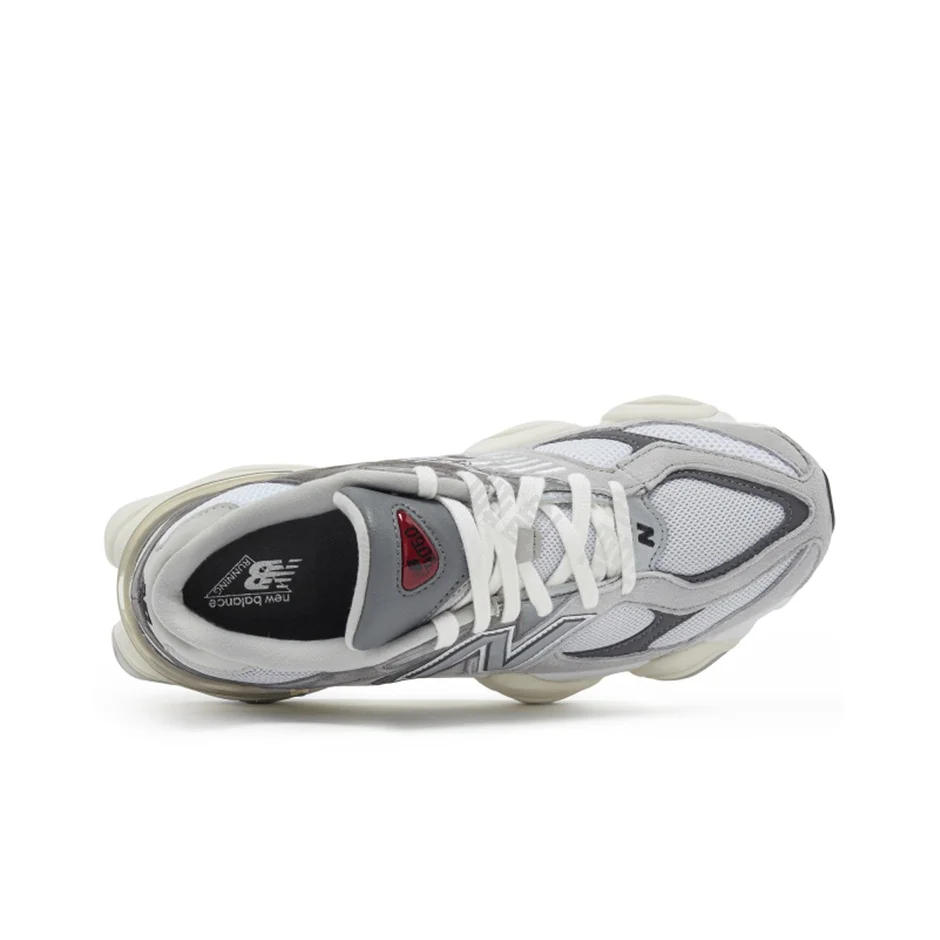 New Balance NB 9060 - كلاسيكي، متعدد الاستخدامات، ممتص للصدمات، مسامي، خفيف الوزن، كاجوال، للجنسين، رمادي فاتح.