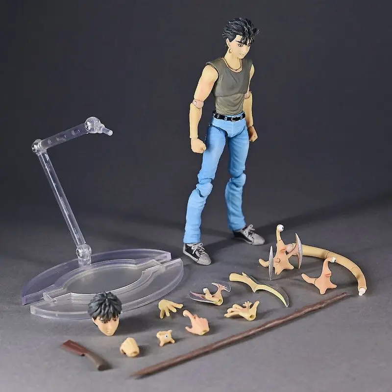 

Parasyte Shinichi Izumi Super Action Statue Manga Version Articulated Action Figure Collectible Model With Replaceable Parts