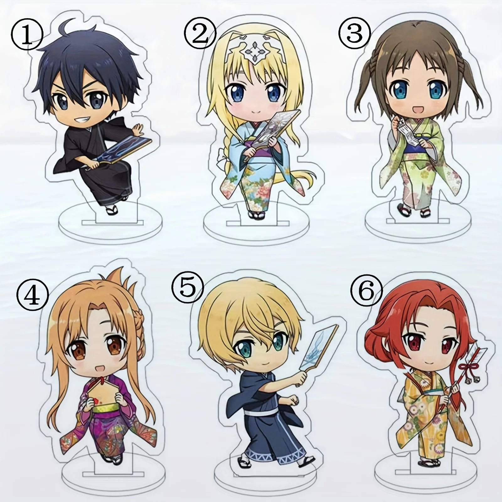 Two-dimensional animation peripheral Rem Kuang San San Jiu Sword Art Online acrylic pendant stand