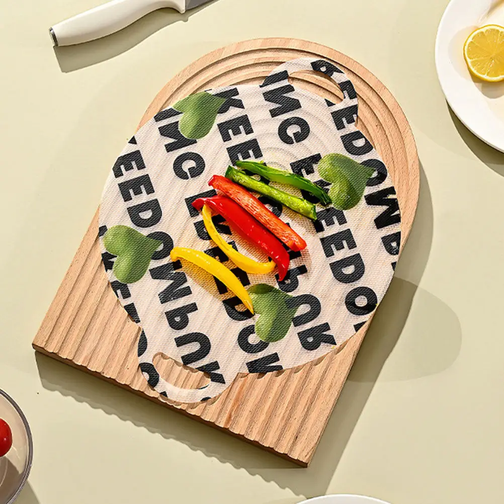 5Pcs Disposable Cutting Board Sheet Hygienic One-Time Use Chopping Mat for Kitchen Outdoor Fruit Vegetable Prep Safe No-Wash